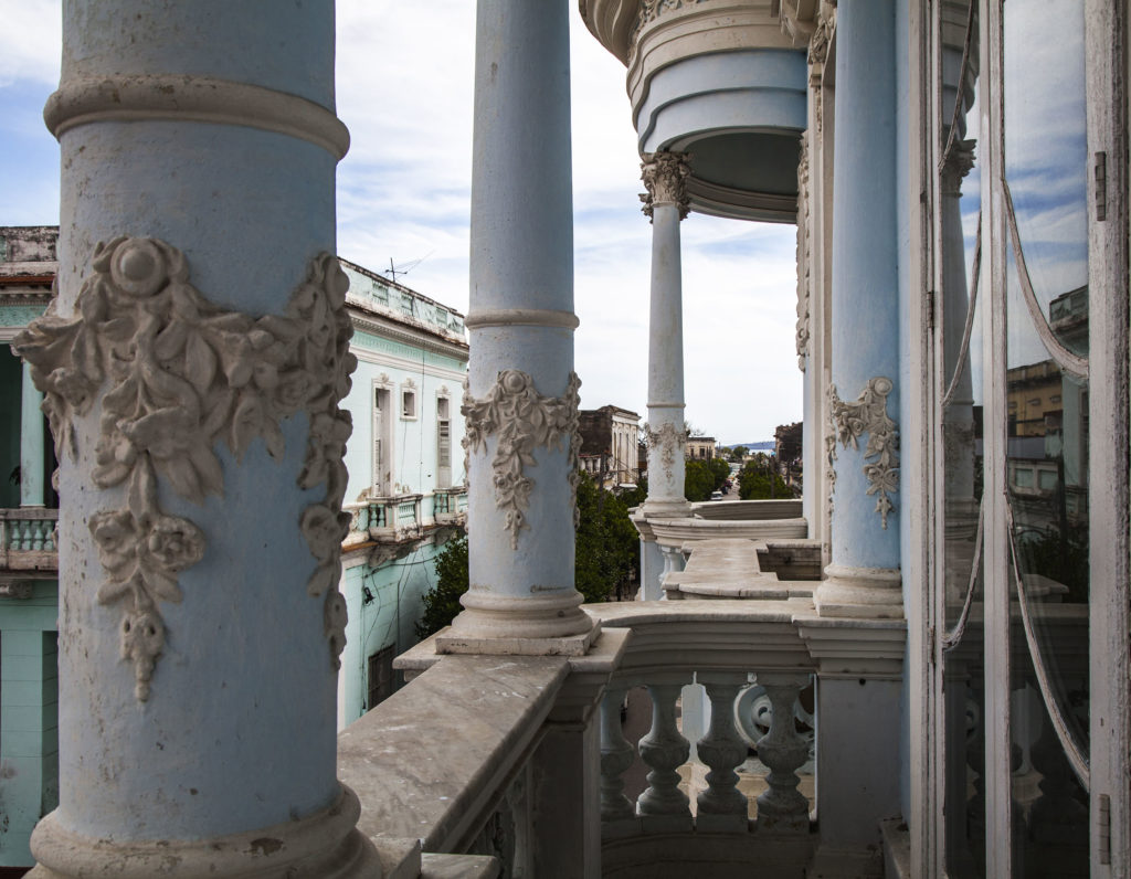 A balcony in Cienfuegos, Cuba