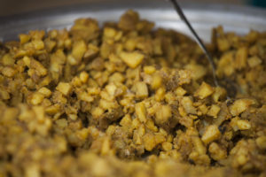 Food at a market in Sreemangal, Bangladesh