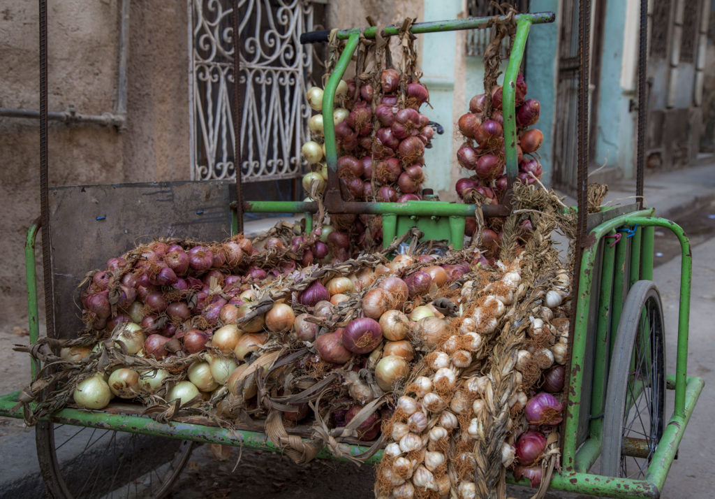 Vegetabe stand in Havana, Cuba