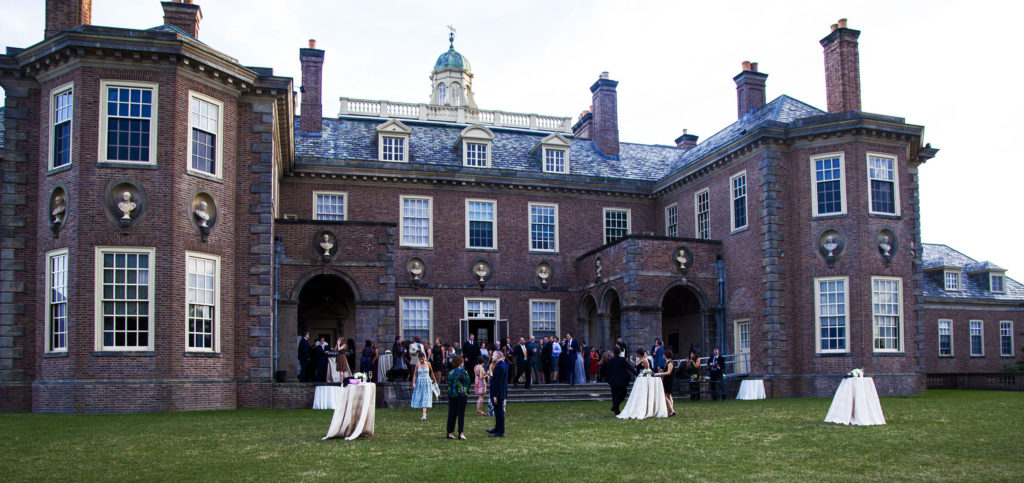 Country estate wedding reception New England USA