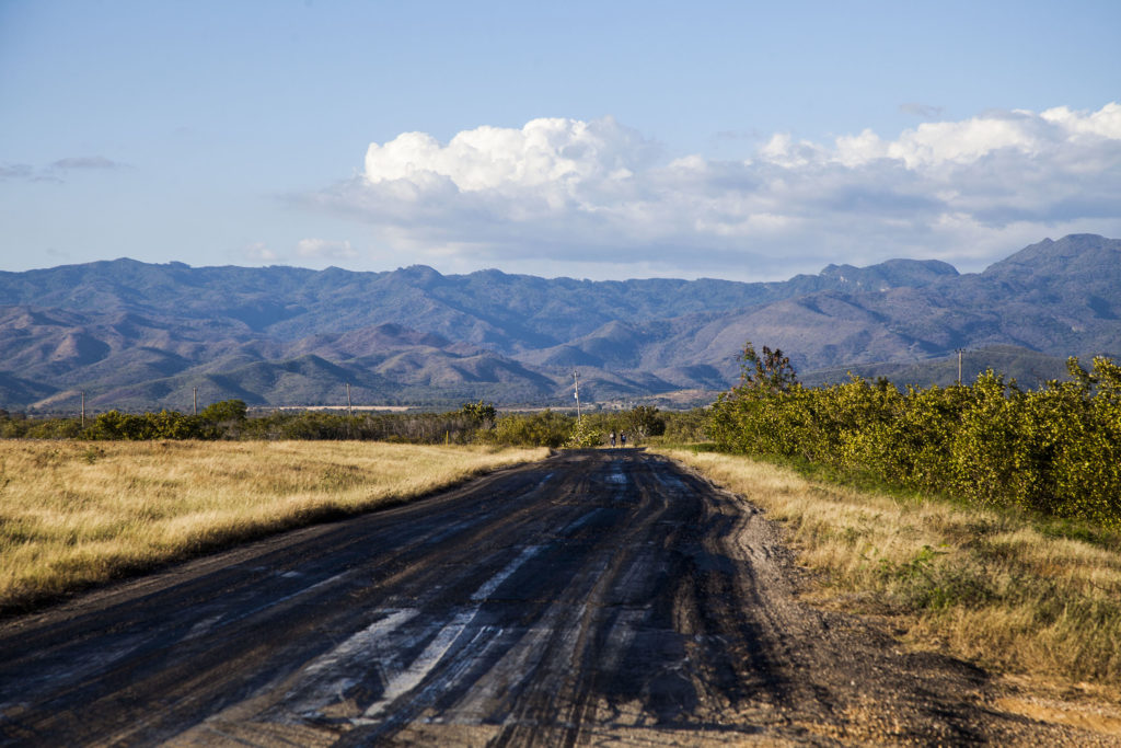 A road near Trinidad, Cuba