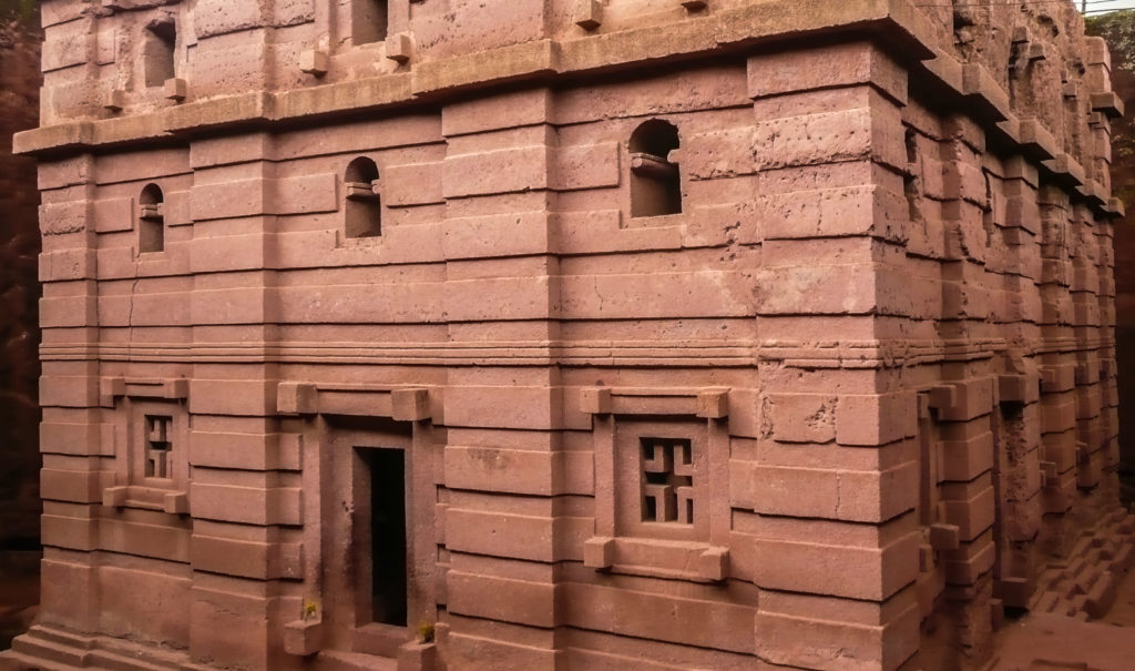 Biete Amanuel (House of Emmanuel) in Lalibela Ethiopia