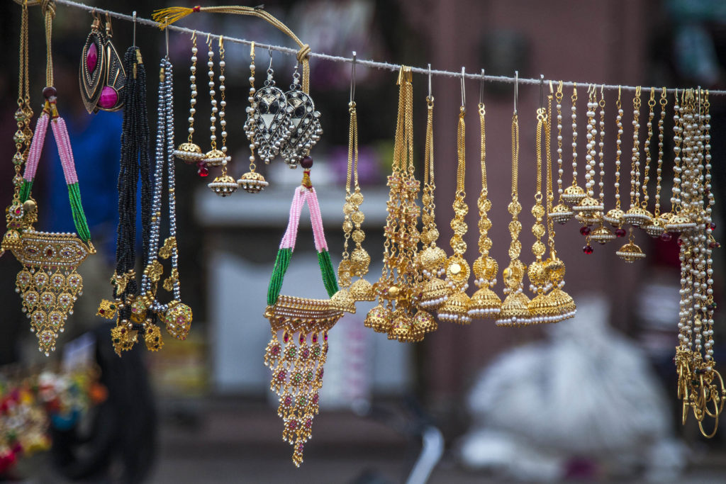 Jewellery for sale in Jodhpur, India