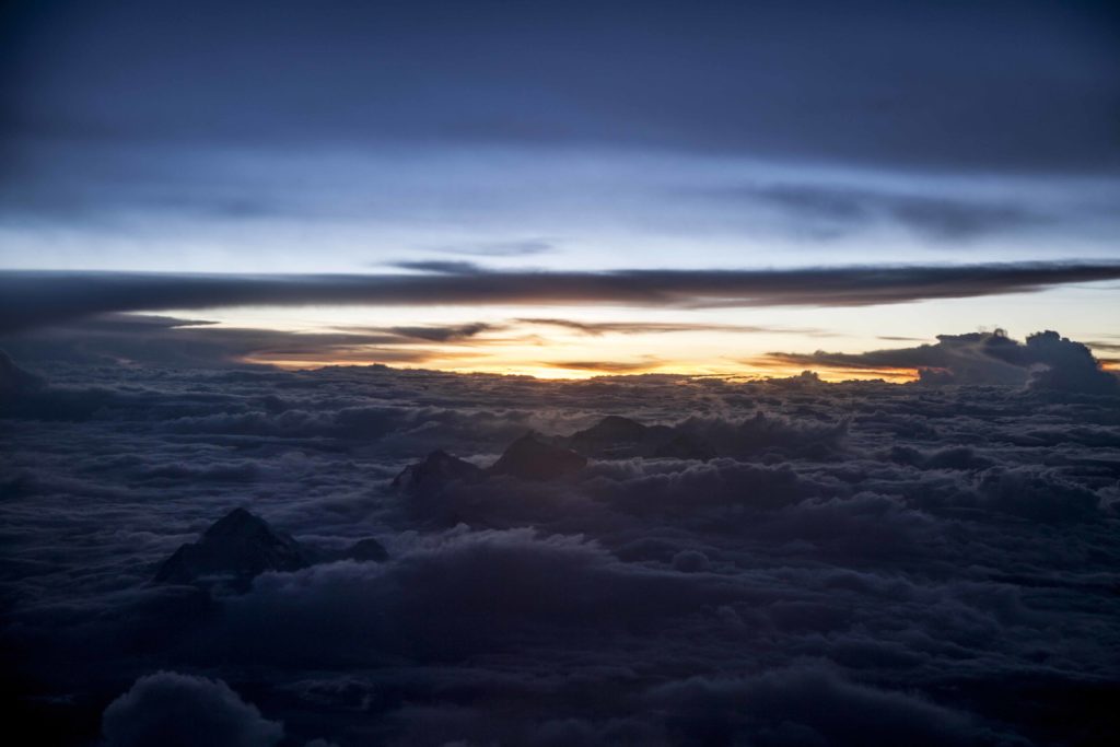 Mt Everest from the sky