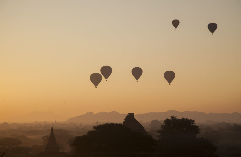 Sunrise in Bagan, Malaysia