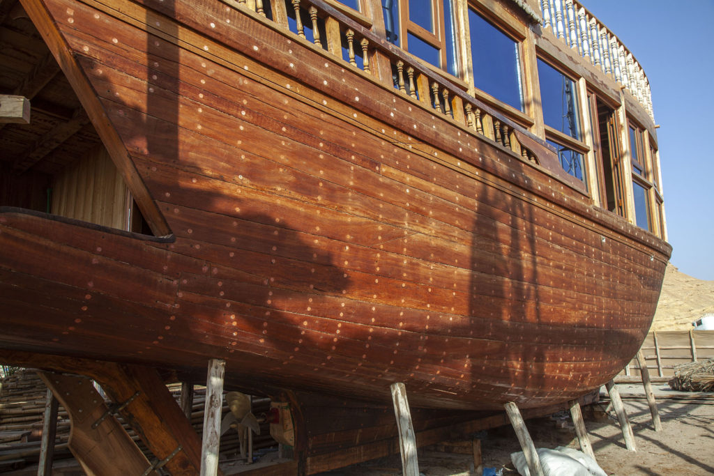 Dhow construction in Sur, Oman